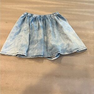 Light Blue Denim Skirt, by Skirt. Size 8